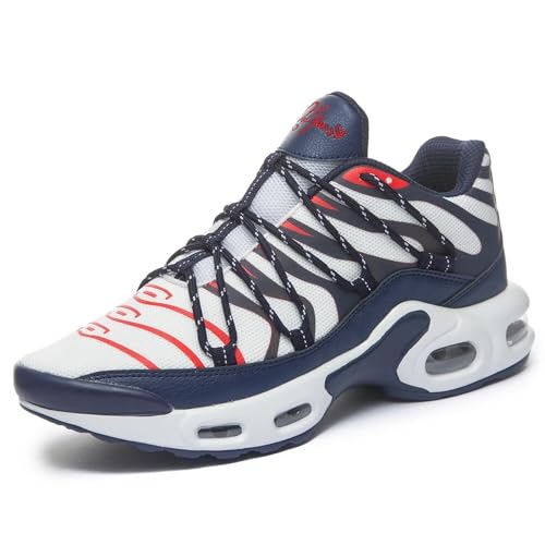 Herren Air Schuhe leichte Laufschuhe Turnschuhe mit Luftpolster Atmungsaktiv rutschfeste Walkingschuhe Tennisschuhe Basketballschuhe Sportschuhe Sneaker Damen Shoes von Amsion