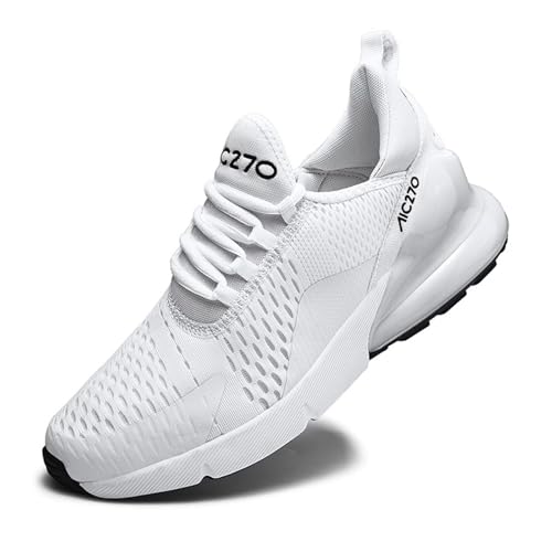 Herren Damen Schuhe leichte Laufschuhe Turnschuhe mit Luftpolster Atmungsaktiv rutschfeste Walkingschuhe Tennisschuhe Sneaker Shoes von Amsion