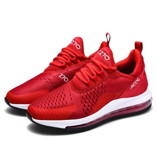 Herren Damen Schuhe leichte Laufschuhe Turnschuhe mit Luftpolster Atmungsaktiv rutschfeste Walkingschuhe Tennisschuhe Sneaker Shoes von Amsion