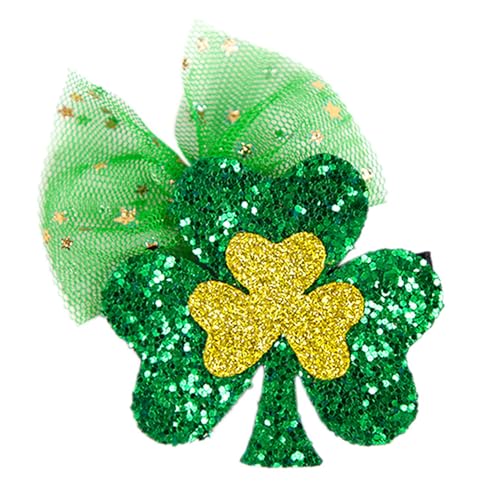 Green Clovers Haarspange Patrick's Day Haarspange Urlaub Kopfschmuck Irischer Nationalfeiertag Feiern Haarspangen Festival Requisiten Irisches Festival Haarspange Irish Themed Haarspange Festival von Amsixo