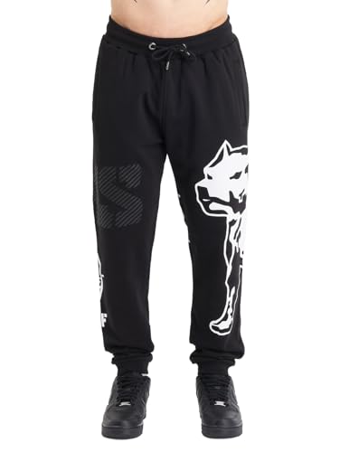 Amstaff Baran Herren Jogginghose Sweatpants Baumwolle Sporthose Schwarz von Amstaff