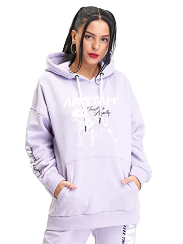 Amstaff Woman Logo Hoodie - lila (L) von Amstaff