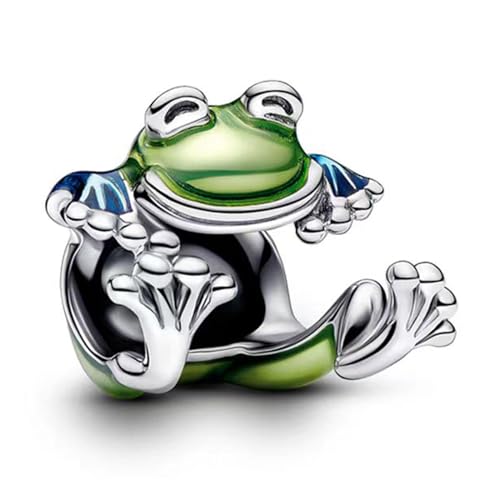 Amuefer Climbing Frog Charms für Armbänder 925 Sterling Silber mit Cubic Zirkonia Anhänger für Halsketten Geburtstag Weihnachten Schmuck Geschenke für Frauen Amuefer Climbing Frog Charms für Armbänder 925 Sterling Silber mit Cubic Zirkonia Anhänger für Halsketten Geburtstag Weihnachten Schmuck Geschenke für Frauen von Amuefer