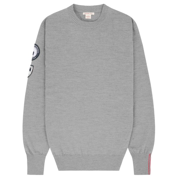 Amundsen Sports - Amundsen Peak Crew Neck - Merinopullover Gr L grau von Amundsen Sports