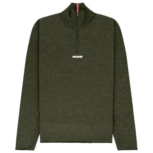 Amundsen Sports - Boiled Half Zip - Merinopullover Gr M oliv von Amundsen Sports