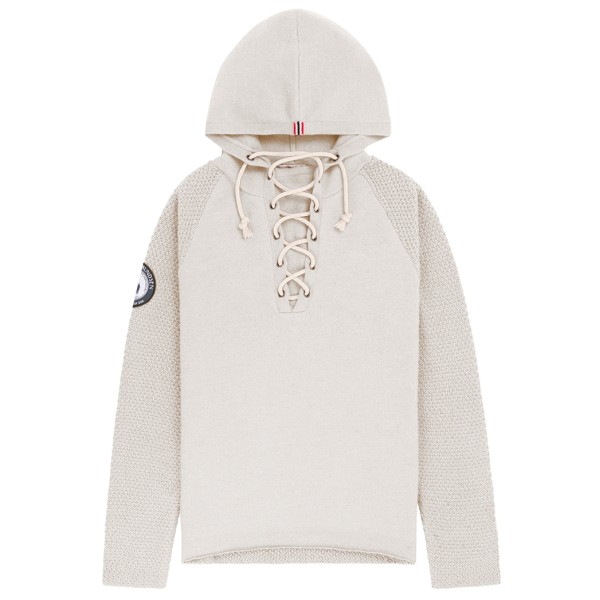 Amundsen Sports - Boiled Hoodie Laced - Merinopullover Gr XL weiß/grau von Amundsen Sports