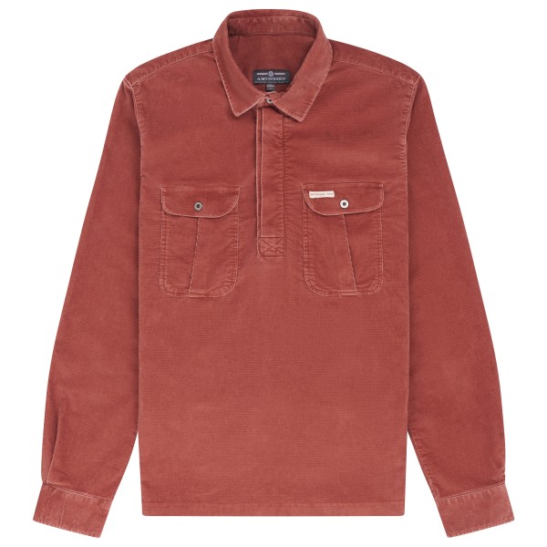 Amundsen Sports - Ranger Velvet Half-Zip Shirt - Hemd Gr XXL rot von Amundsen Sports
