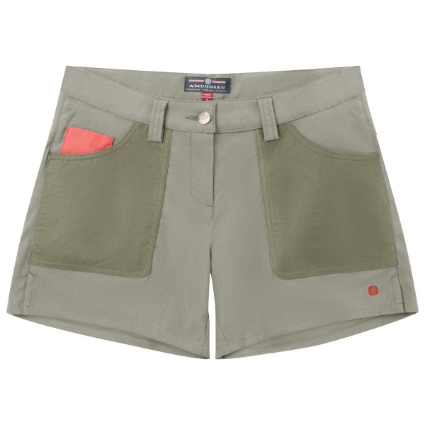 Amundsen Sports - Women's 5'' Field Shorts - Shorts Gr S grau/oliv von Amundsen Sports