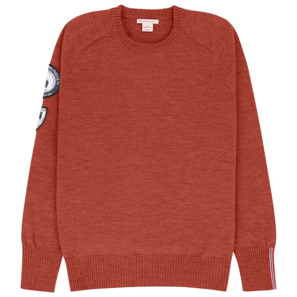 Amundsen Sports - Women's Amundsen Peak Crew Neck - Merinopullover Gr M rot von Amundsen Sports