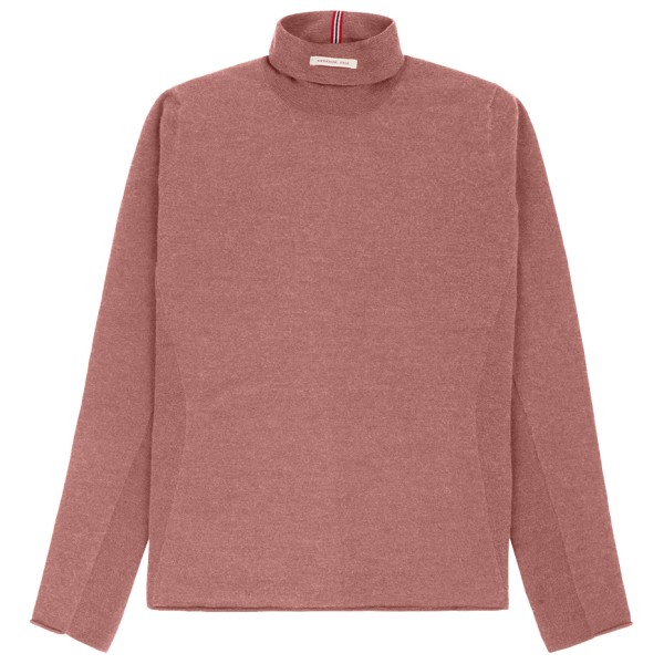 Amundsen Sports - Women's Boiled Turtle Neck - Merinopullover Gr L rosa/braun von Amundsen Sports