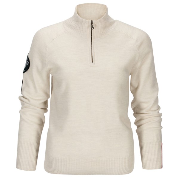 Amundsen Sports - Women's Peak Half Zip - Merinopullover Gr M beige von Amundsen Sports