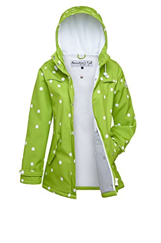 Admundsen´s Fjell Damen Outdoor Softshell Regenjacke Regenmantel Jacke wasserabweisend winddicht Dots (Greenery, 38) von Amundsen´s Fjell