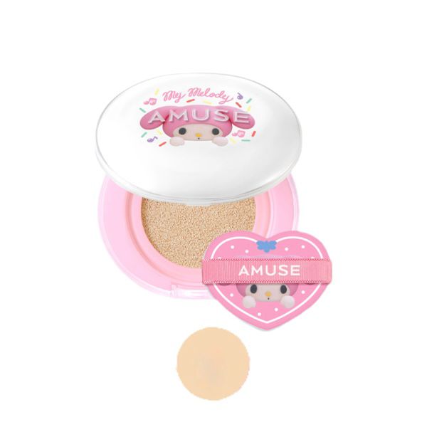 Amuse - Ceramic Skin Perfector Cushion SPF40 PA++ (My Melody & Kuromi special edition) - 15g - 02 Healthy von Amuse