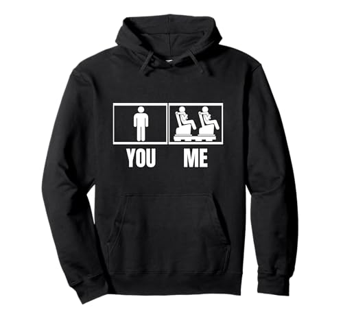 Achterbahn Stolze lustige Männer Achterbahn Pullover Hoodie von Amusement Park Outfits For Women And Men