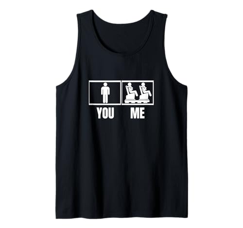 Achterbahn Stolze lustige Männer Achterbahn Tank Top von Amusement Park Outfits For Women And Men