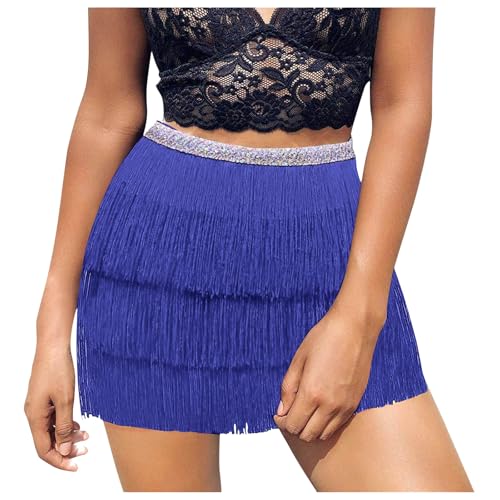 Damen Tanzrock Latein Tango Bauchtanz Hüfttuch Fransen Rock Rumba Cha Cha Samba Ballsaal Tanzkleid Damen Tanzrock Latein Tango Bauchtanz Hüfttuch Fransen Rock Rumba Cha Cha Samba Ballsaal Tanzkleid von Amxleh