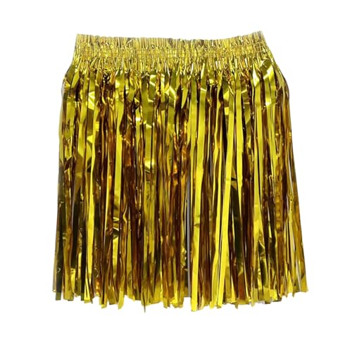 Rave-Kostüm Fransenrock Karneval Outfit für Frauen und Mädchen Regen-Seidenrock Tanz-Performance-Kostüm Strand Musik Party-Dekoration Maskerade Geburtstag Hula Rock Klettverschluss Elastische Taille von Amxleh