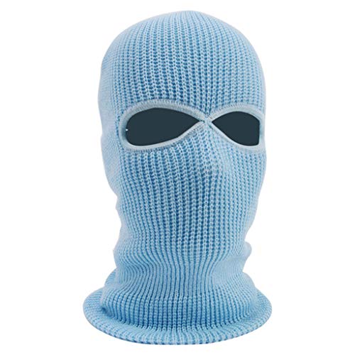 AmyGline 3-Loch-Vollmaske Skimütze Wintermütze Balaclava Tactical Mask Skimütze Wollmaske von AmyGline