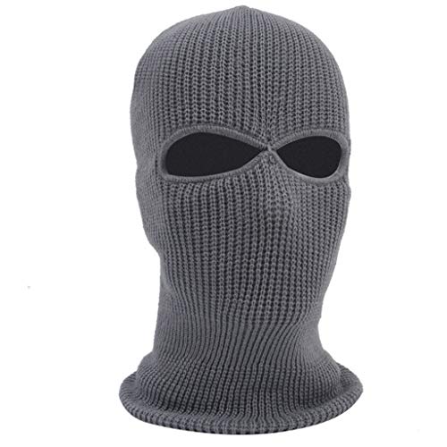 AmyGline 3-Loch-Vollmaske Skimütze Wintermütze Balaclava Tactical Mask Skimütze Wollmaske von AmyGline