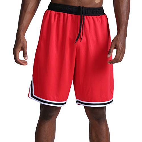 AmyGline Hosen Herren Shorts Neu-Männer CasualMode Lose Schnell Trocknend Outdoor Sports Shorts Joggen Fitness Basketball Shorts Kurze Hose Freizeithose Sweatpants Strandshorts von AmyGline