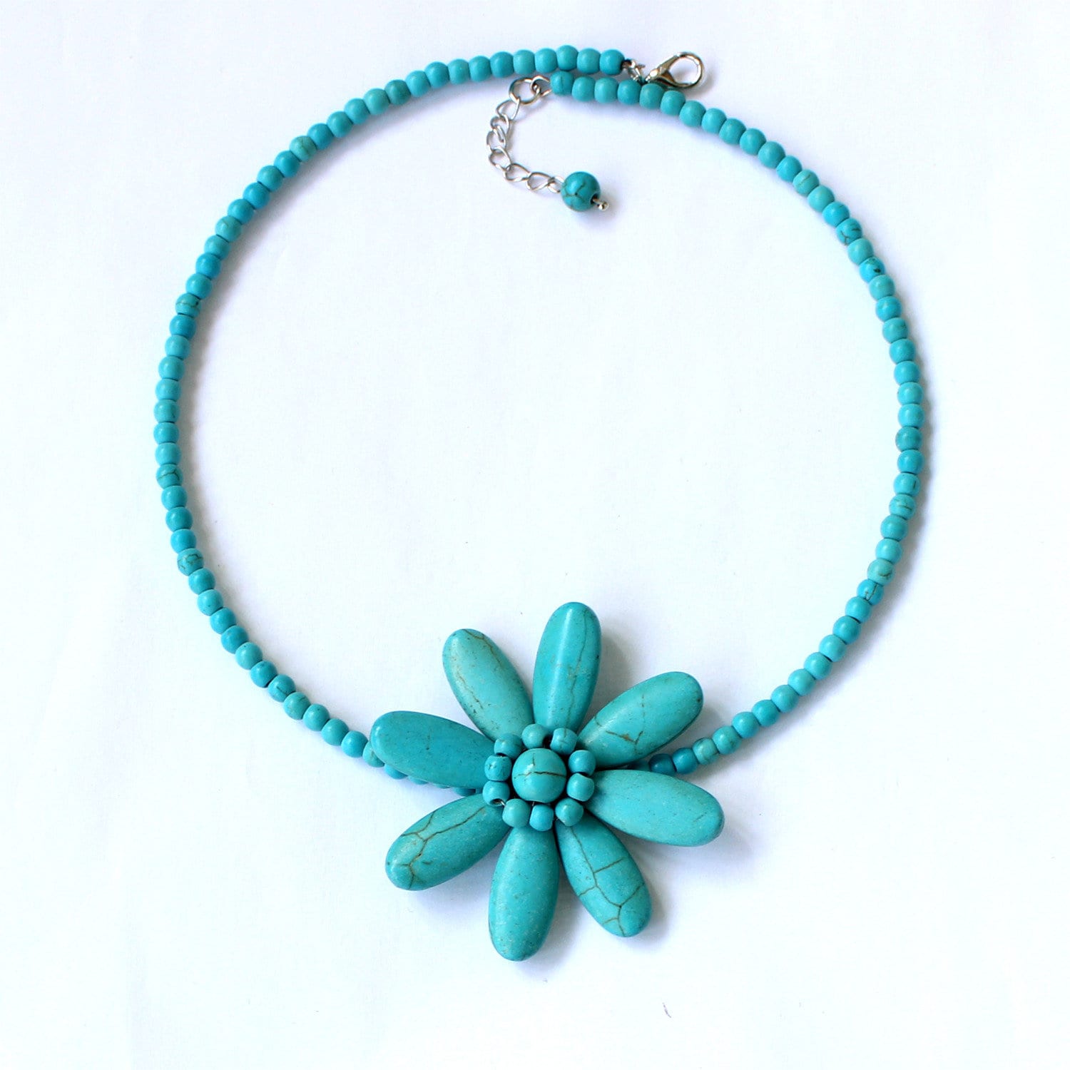 Türkis Halskette Einfache Schmuck Zierliche von AmyStoresArt