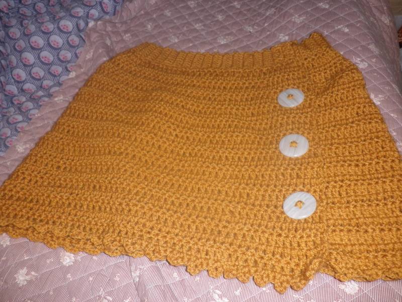 Crochet Rock, Senfgelb, Handgefertigt Crochet Rock, Senfgelb, Handgefertigt von AmyTheAverageCabbage