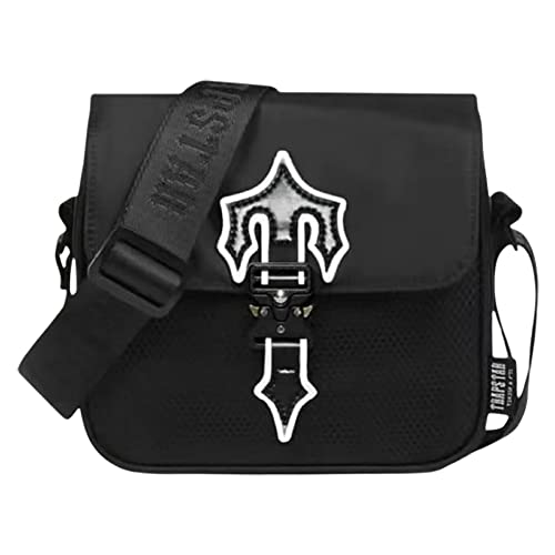 Amycute Trapstar Bag, Trapstar Handtasche, Trapstar London Oxford-Tasche, Herrentasche mit großer Kapazität, Schulterriemen Trapstar für Geschenke, Sport und Reisen (schwarz) von Amycute