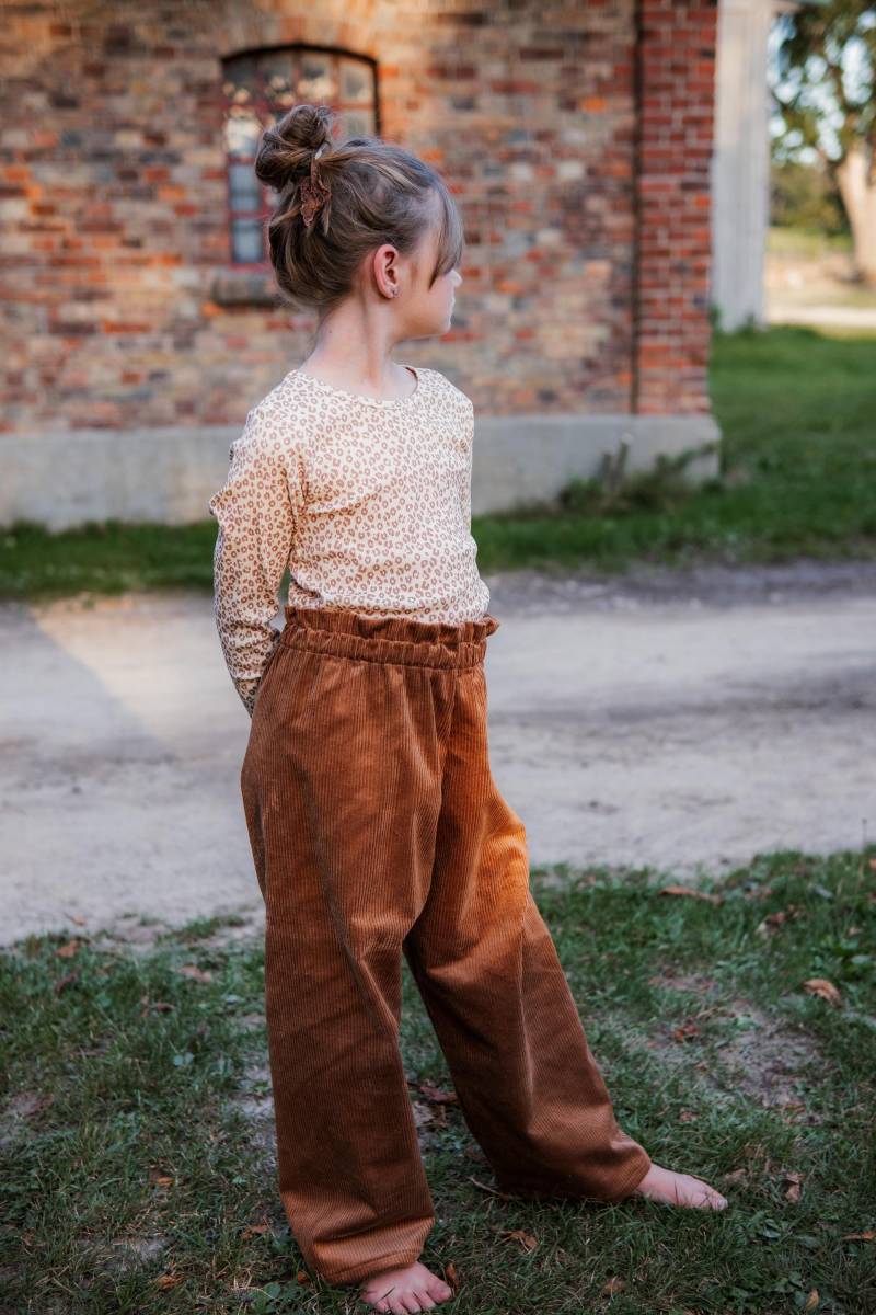 Kinder Cord Culotte Hose in Braun von AmysBlossom
