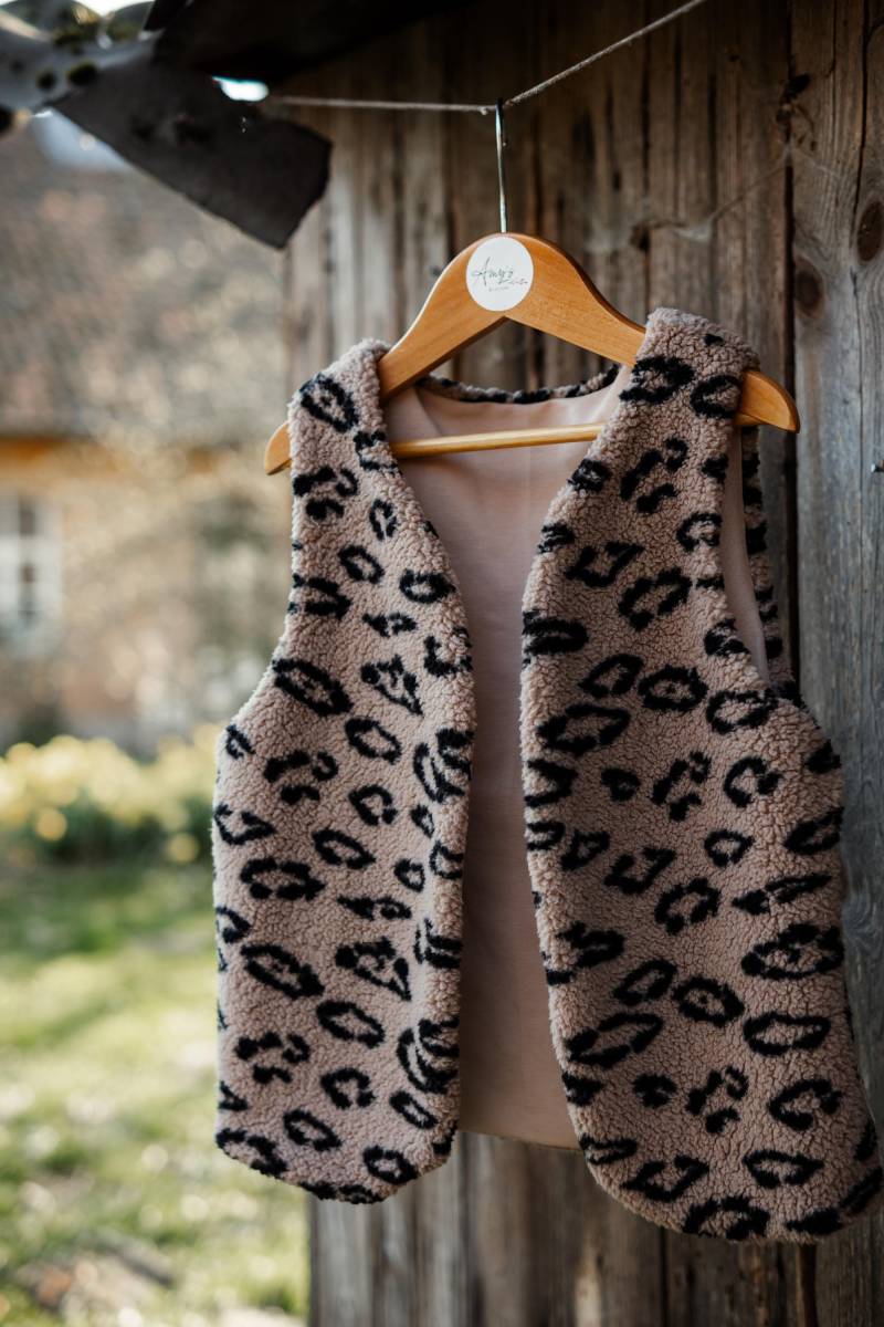 Kleinkinder Und Kinder Leo-Teddy Weste Für 1-10 Jahre von AmysBlossom