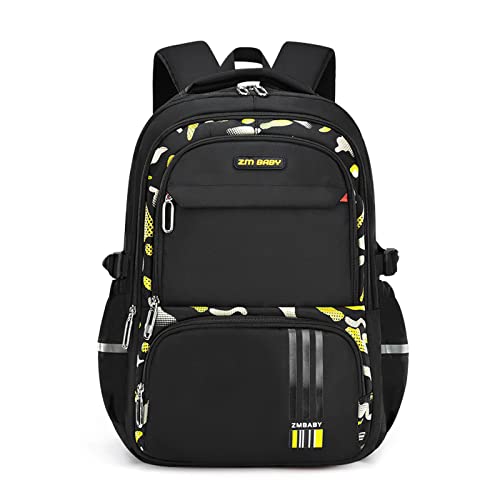 Amythe Schulrucksack Jungen Teenager, Schulranzen Jungen, Leichter Wasserdicht Daypacks mit Ergonomischem Design Modisch Schulrucksäcke für Schule oder Reisen von Amythe