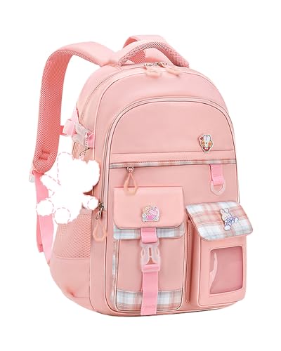 Amythe Schulrucksack Mädchen Rucksack Teenager, Wasserdicht Daypacks mit Ergonomischem Design Modisch Freizeitrucksack Kinder Schulranzen für Schule oder Reisen von Amythe