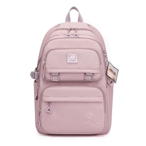 Amythe Schulrucksack Mädchen Rucksack für Teenager – Stylischer und Wasserdichter Daypack Schulranzen für Mädchen 3. - 9. klasse, Lässiger Kinderrucksack Groß für Schule und Reisen, Lila von Amythe