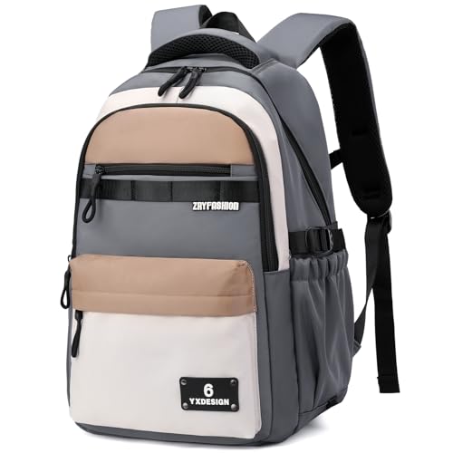 Amythe Schulrucksack Teenager Jungen, 2025 Rucksack Schule Oberstufe Gymnasium Schulranzen Wasserabweisend für 15.6" Laptop, Schultasche Casual-Khaki Amythe Schulrucksack Teenager Jungen, 2025 Rucksack Schule Oberstufe Gymnasium Schulranzen Wasserabweisend für 15.6" Laptop, Schultasche Casual-Khaki von Amythe