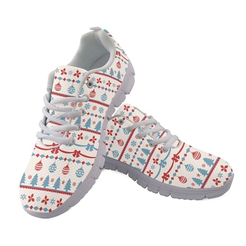 Amzbeauty Damen-Turnschuhe, legere Wanderschuhe, atmungsaktiv, leicht, Sneaker, weiches Netzgewebe, Fitnessstudio, Workout, Baum Blumen, 41.5 EU von Amzbeauty