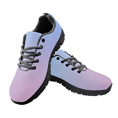 Amzbeauty Herren-Laufschuhe mit Tierdruck, Straßenlaufschuhe, junge Teenager, Trekking-& Wanderschuhe, modische weiche Schnürschuhe, Größe 39-47, Farbverlauf, 47 EU von Amzbeauty