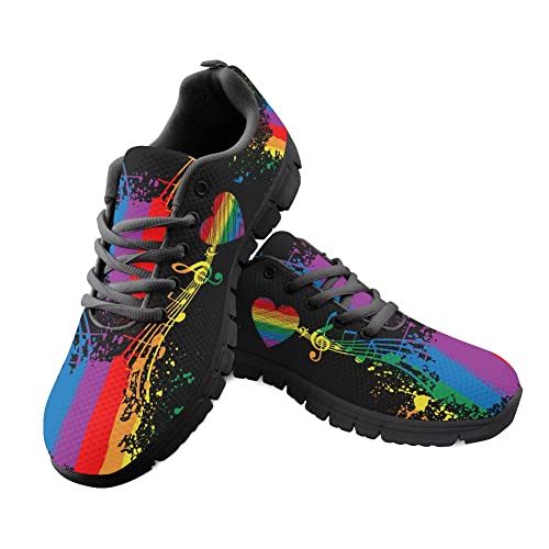 Amzbeauty Herren-Sneaker, weich, lässig, sportlich, für Erwachsene, Größe 39-48, Rainbow Music, 43.5 EU Amzbeauty Herren-Sneaker, weich, lässig, sportlich, für Erwachsene, Größe 39-48, Rainbow Music, 43.5 EU von Amzbeauty