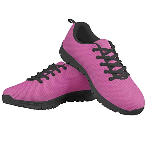 Amzbeauty Leichte Sport-Sneaker für Damen, für Outdoor-Aktivitäten, Laufen, athletisches Gehen, Netzstoff, rutschfest, glänzend, Größe 35-42, Rot - rot - Größe: 39 EU von Amzbeauty