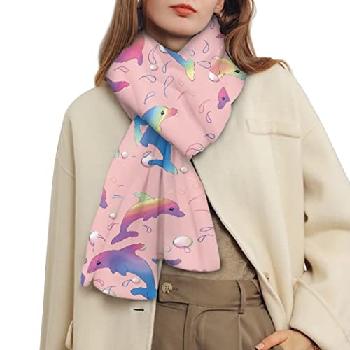 Weiche Decke Schals Schals Damen Herren Warm Winter Schals Lang Übergroß Warm Geburtstag Weihnachten Geschenke, Delphin pink, M Weiche Decke Schals Schals Damen Herren Warm Winter Schals Lang Übergroß Warm Geburtstag Weihnachten Geschenke, Delphin pink, M von Amzbeauty