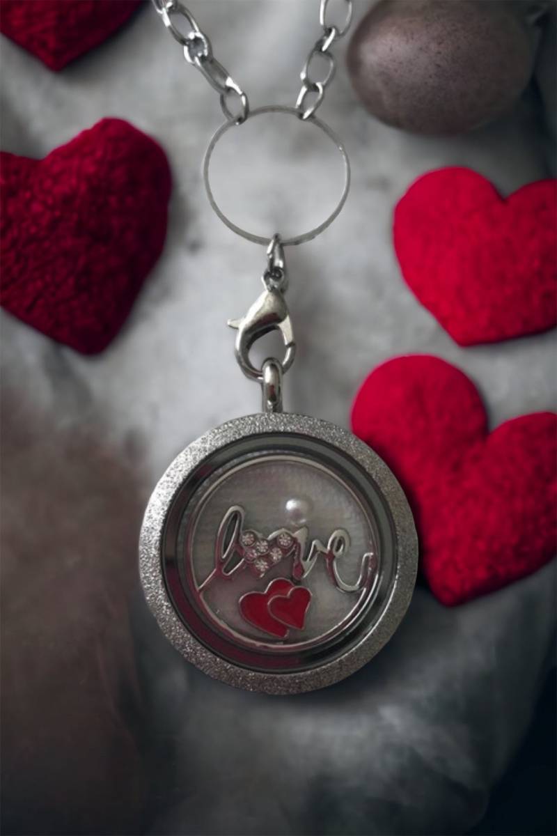 30mm 316 Silber Edelstahl Living Memory Floating Charm Matte Runde Glas Medaillon Anhänger von AnEyeForCreating