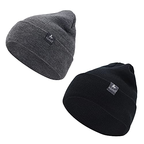 AnJuHoPa Herren Strickmützen Damen Wollmützen Winter Beanie Weich Warm Stretchy Winter Mütze Unisex One Size fits All von AnJuHoPa