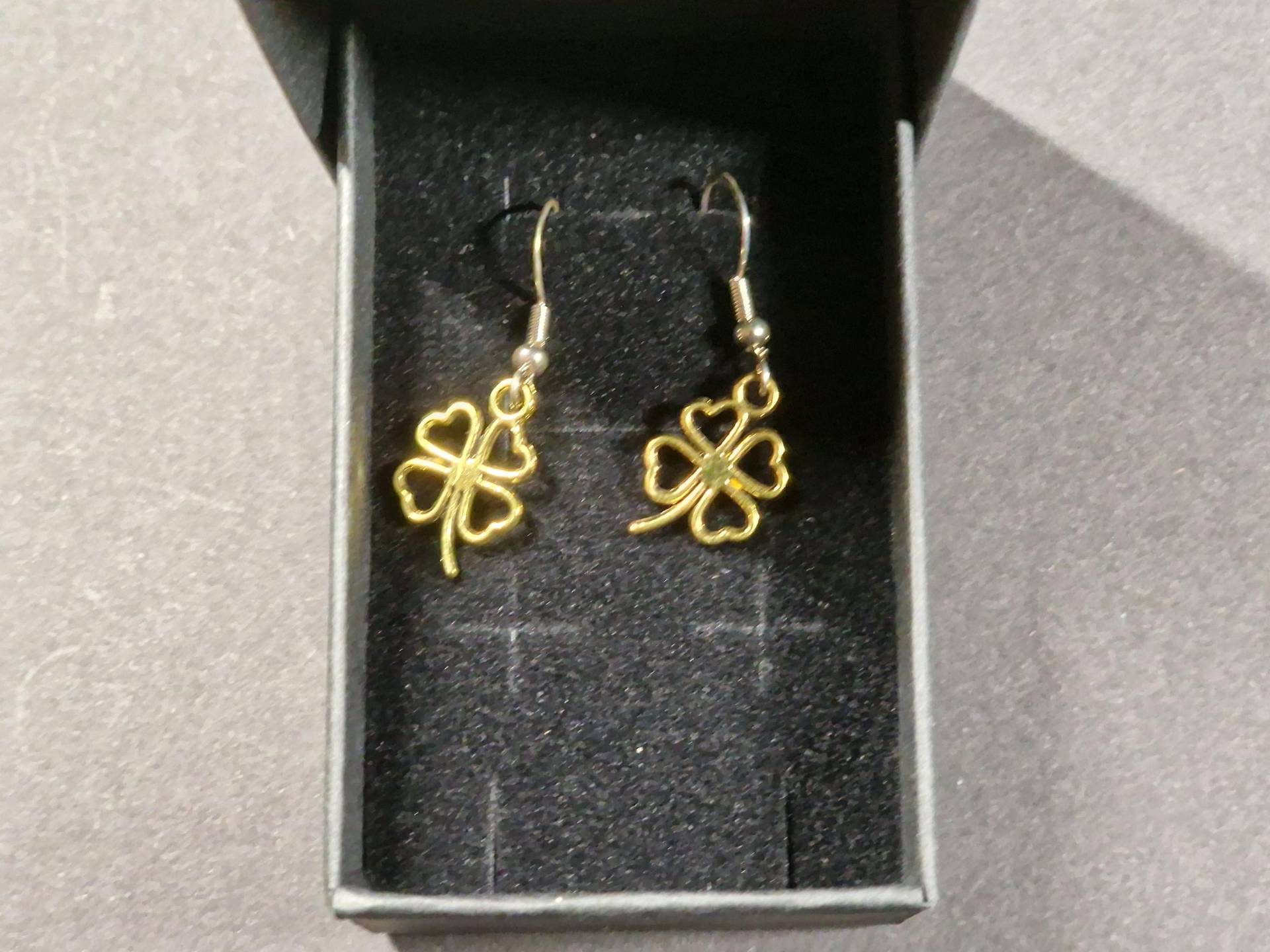 Ohrringe Goldfarbig - Edelstahl Sterling Silber Nickelfrei von AnKoDesignShop