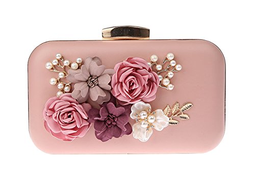 Ankoee , Damen Clutch 20x4x12cm, Pink - Rose - Größe: 20x4x12cm von AnKoee