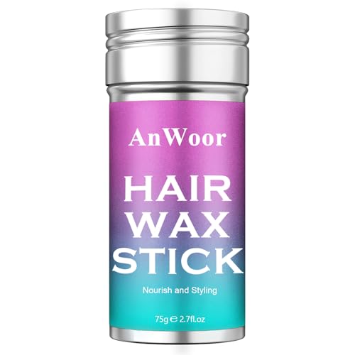 Wachs-Stick für Haare, Haar-Pomade-Stick Glättender & glatter Stick für Perücken Nicht fettender Styling-Haar-Wachs-Stick für Fliegenscharen von AnWoor von AnWoor