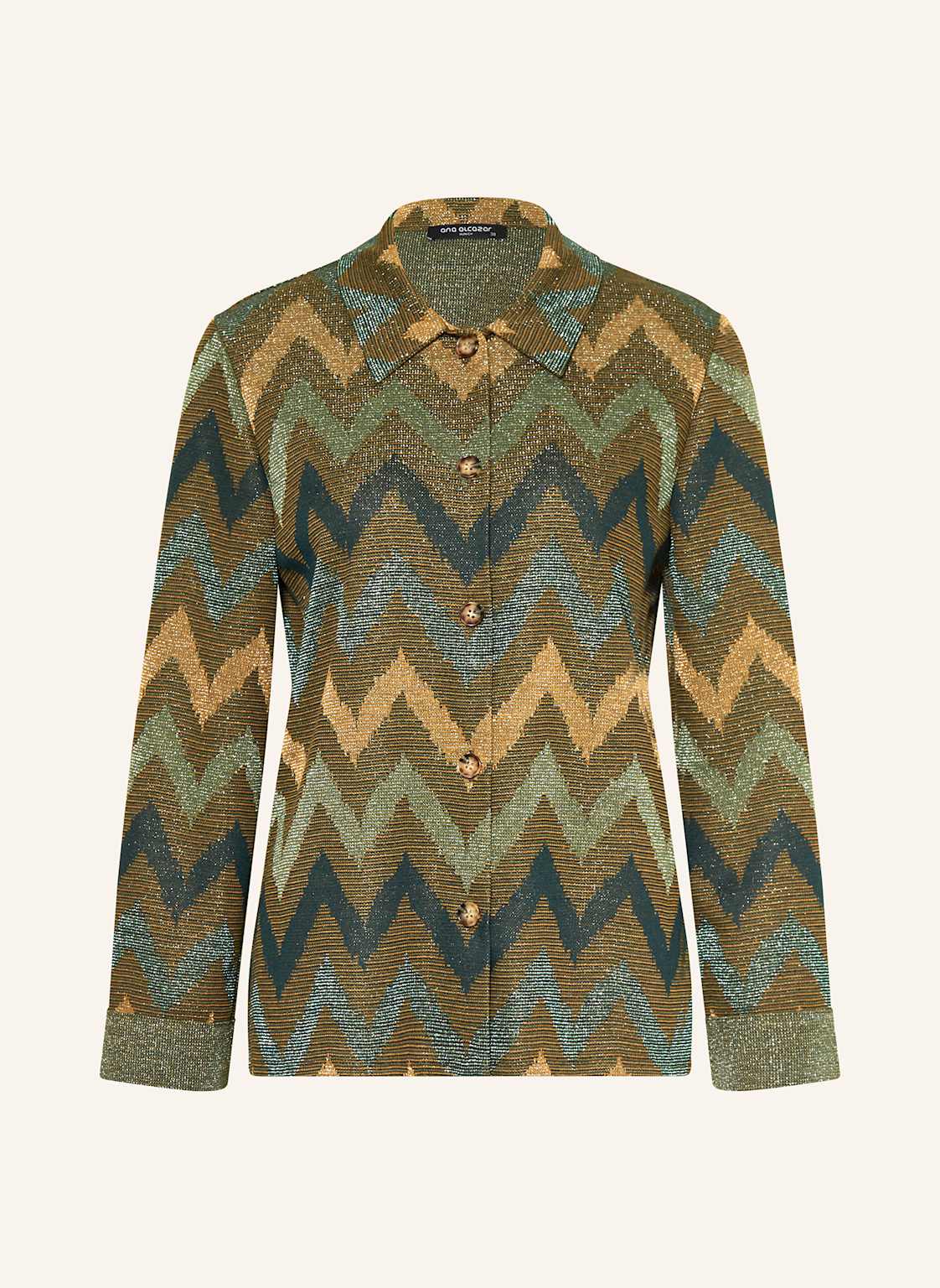 Ana Alcazar Bluse Mit Glitzergarn gruen von Ana Alcazar