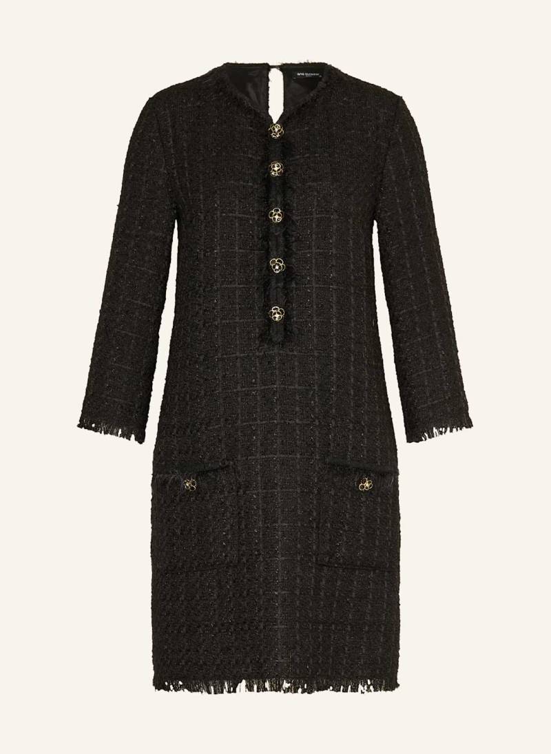 Ana Alcazar Cocktailkleid Aus Tweed Mit 3/4-Arm schwarz von Ana Alcazar