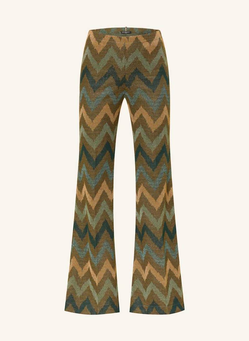 Ana Alcazar Marlenehose Mit Glitzergarn gruen von Ana Alcazar