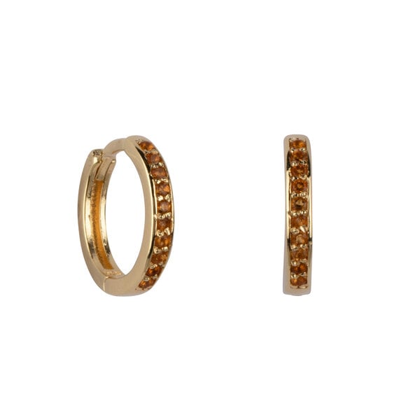 Ana Dyla Odyssey citrine Hoops von Ana Dyla