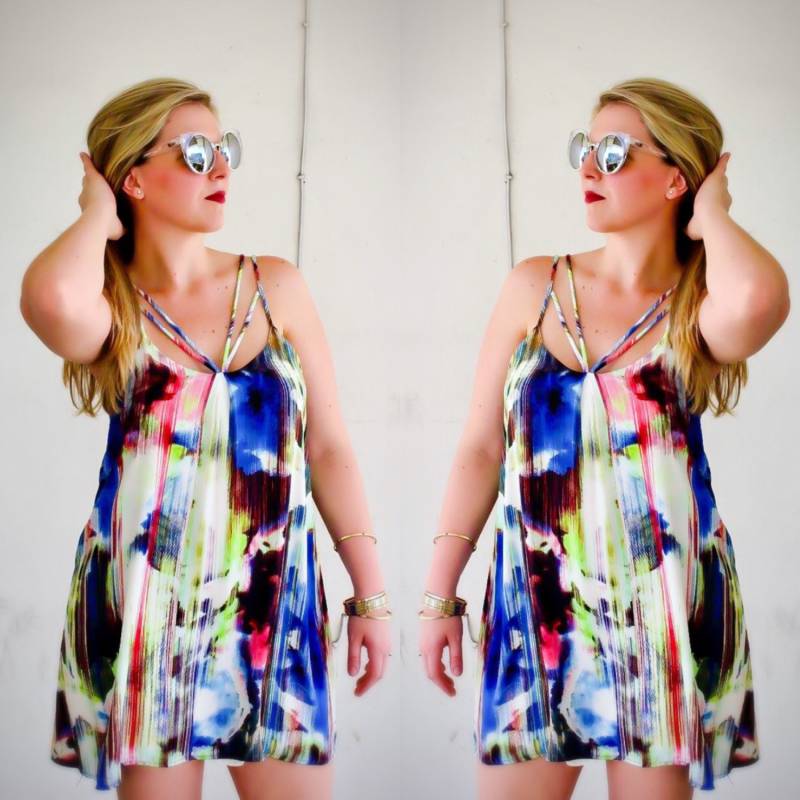 Aquarell Tunika Kleid von AnaGCouture