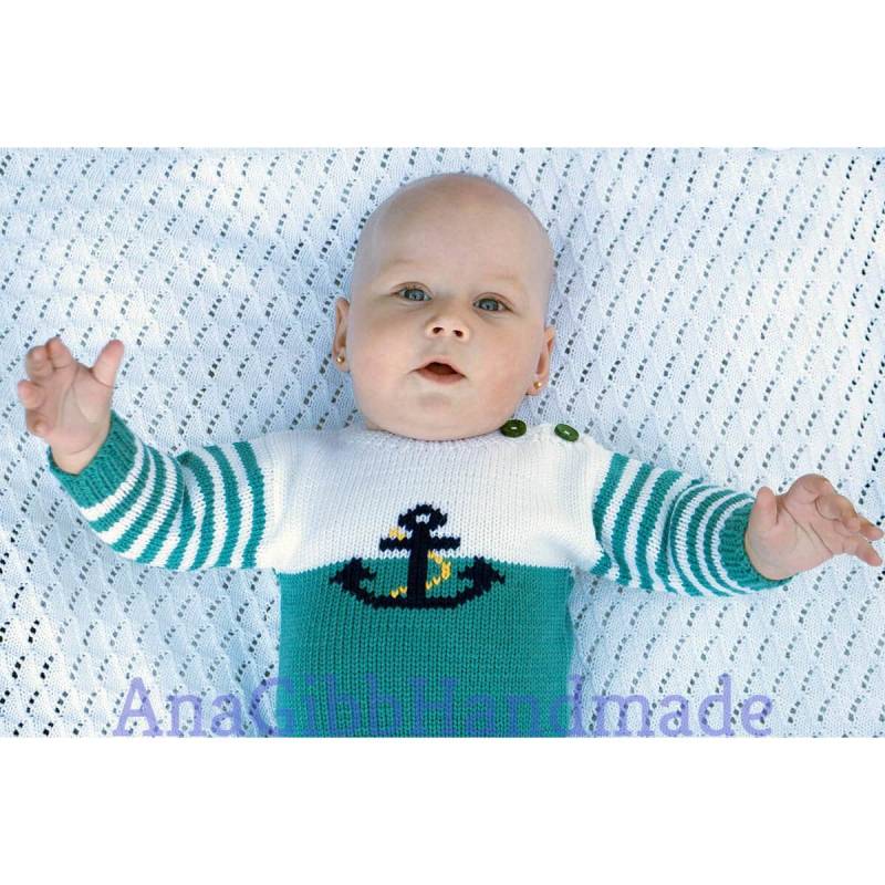 Anchor Merino Wolle Pullover von AnaGibbHandmade