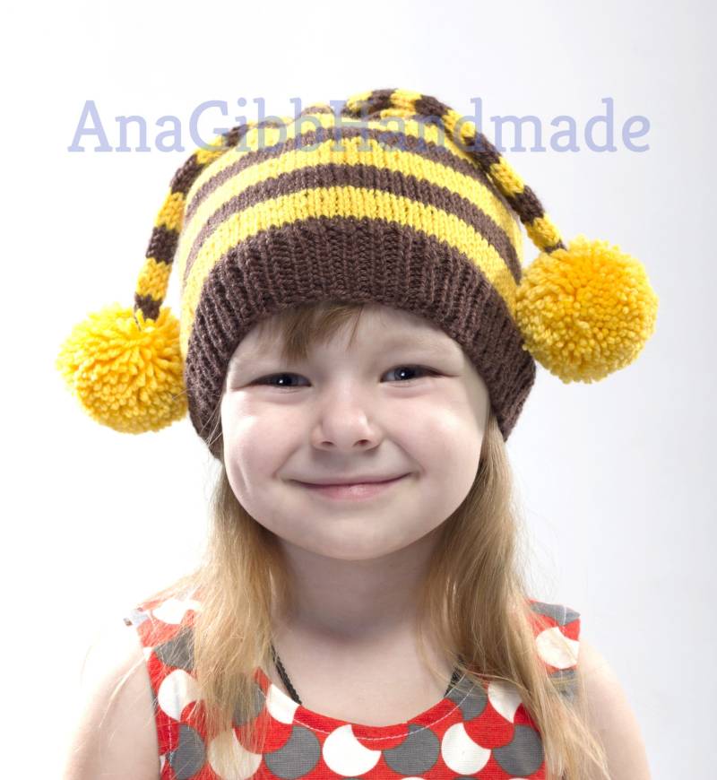 Funky Bienen Hut von AnaGibbHandmade